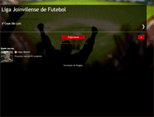 Tablet Screenshot of ligajoinvilensedefutebol.blogspot.com