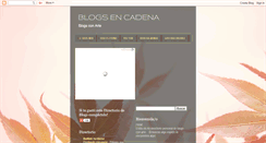 Desktop Screenshot of blogsencadena.blogspot.com