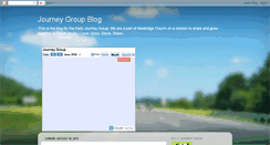 Desktop Screenshot of journeygroupblog.blogspot.com