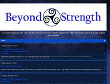 Tablet Screenshot of beyond-strength.blogspot.com