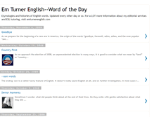 Tablet Screenshot of emturnerenglish.blogspot.com
