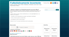Desktop Screenshot of futbolisticamenteincorrecto.blogspot.com