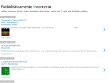 Tablet Screenshot of futbolisticamenteincorrecto.blogspot.com