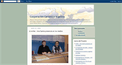 Desktop Screenshot of cooperacionceramicaargelina.blogspot.com