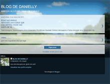 Tablet Screenshot of blogdedanielly.blogspot.com