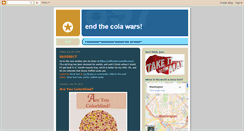 Desktop Screenshot of endthecolawars.blogspot.com
