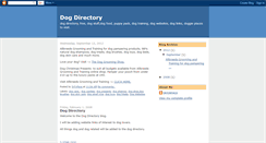 Desktop Screenshot of dogdirectory.blogspot.com