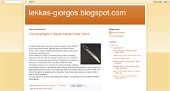 Desktop Screenshot of lekkas-giorgos.blogspot.com