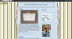 Desktop Screenshot of hammondholler.blogspot.com