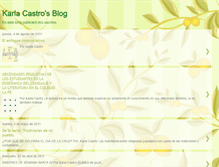 Tablet Screenshot of escritos-karlacastro.blogspot.com