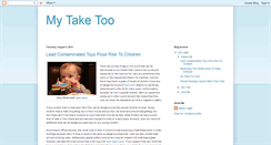 Desktop Screenshot of mytaketoo.blogspot.com