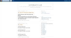 Desktop Screenshot of literacylab.blogspot.com