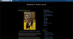 Desktop Screenshot of bendersnewsblog.blogspot.com