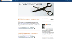 Desktop Screenshot of blogdeinvestigatii.blogspot.com