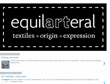 Tablet Screenshot of equilarteral.blogspot.com