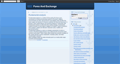 Desktop Screenshot of forexandexchange.blogspot.com