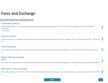 Tablet Screenshot of forexandexchange.blogspot.com