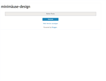 Tablet Screenshot of minimaeuse-design.blogspot.com