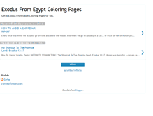 Tablet Screenshot of exodus-from-egypt-coloring-pages.blogspot.com