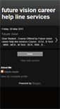 Mobile Screenshot of futurevisioncareerhelplineservices.blogspot.com