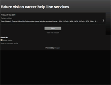 Tablet Screenshot of futurevisioncareerhelplineservices.blogspot.com