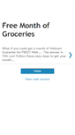Mobile Screenshot of facebookwalmartfree.blogspot.com