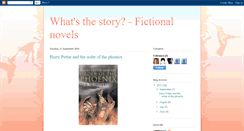 Desktop Screenshot of fictionalnovels.blogspot.com