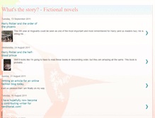 Tablet Screenshot of fictionalnovels.blogspot.com