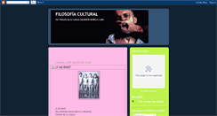 Desktop Screenshot of filosofiacultural.blogspot.com