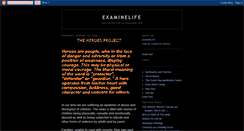 Desktop Screenshot of examinelife1.blogspot.com