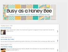 Tablet Screenshot of busyasahoneybee.blogspot.com