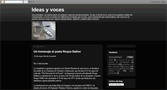 Desktop Screenshot of ideasyvoces.blogspot.com