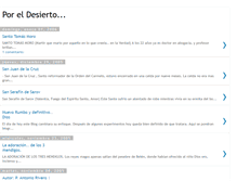 Tablet Screenshot of poreldesierto.blogspot.com