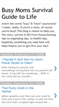 Mobile Screenshot of busymomssurvivalguide.blogspot.com