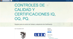 Desktop Screenshot of calidadycertificaciones.blogspot.com