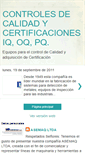 Mobile Screenshot of calidadycertificaciones.blogspot.com