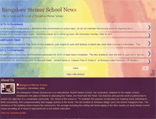 Tablet Screenshot of bangaloresteinerschoolnews.blogspot.com