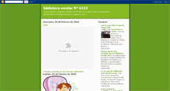 Desktop Screenshot of josefina-bibliotecaescolarn6153.blogspot.com