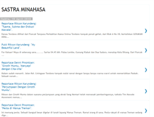 Tablet Screenshot of minahasa-sastra.blogspot.com