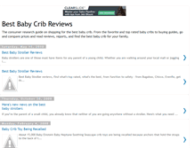 Tablet Screenshot of best-baby-crib-reviews.blogspot.com