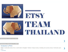 Tablet Screenshot of etsyteamthailand.blogspot.com