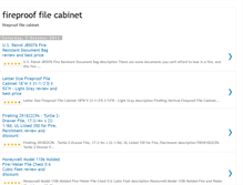 Tablet Screenshot of finestfireprooffilecabinetreviewed.blogspot.com