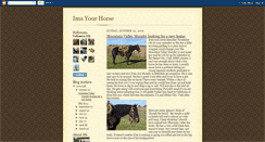 Desktop Screenshot of imayourhorse.blogspot.com
