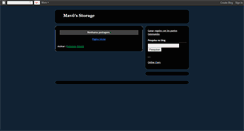 Desktop Screenshot of mavostorage.blogspot.com