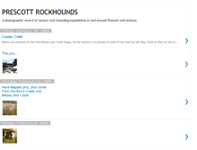 Tablet Screenshot of prescottrockhounds.blogspot.com