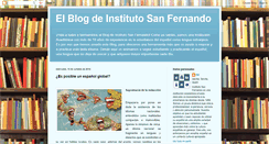 Desktop Screenshot of elblogdeinstitutosanfernando.blogspot.com