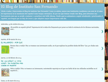 Tablet Screenshot of elblogdeinstitutosanfernando.blogspot.com