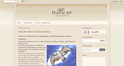 Desktop Screenshot of prairieart.blogspot.com