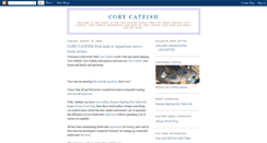 Desktop Screenshot of corycatfish.blogspot.com