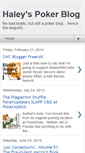 Mobile Screenshot of haleyspokerblog.blogspot.com
